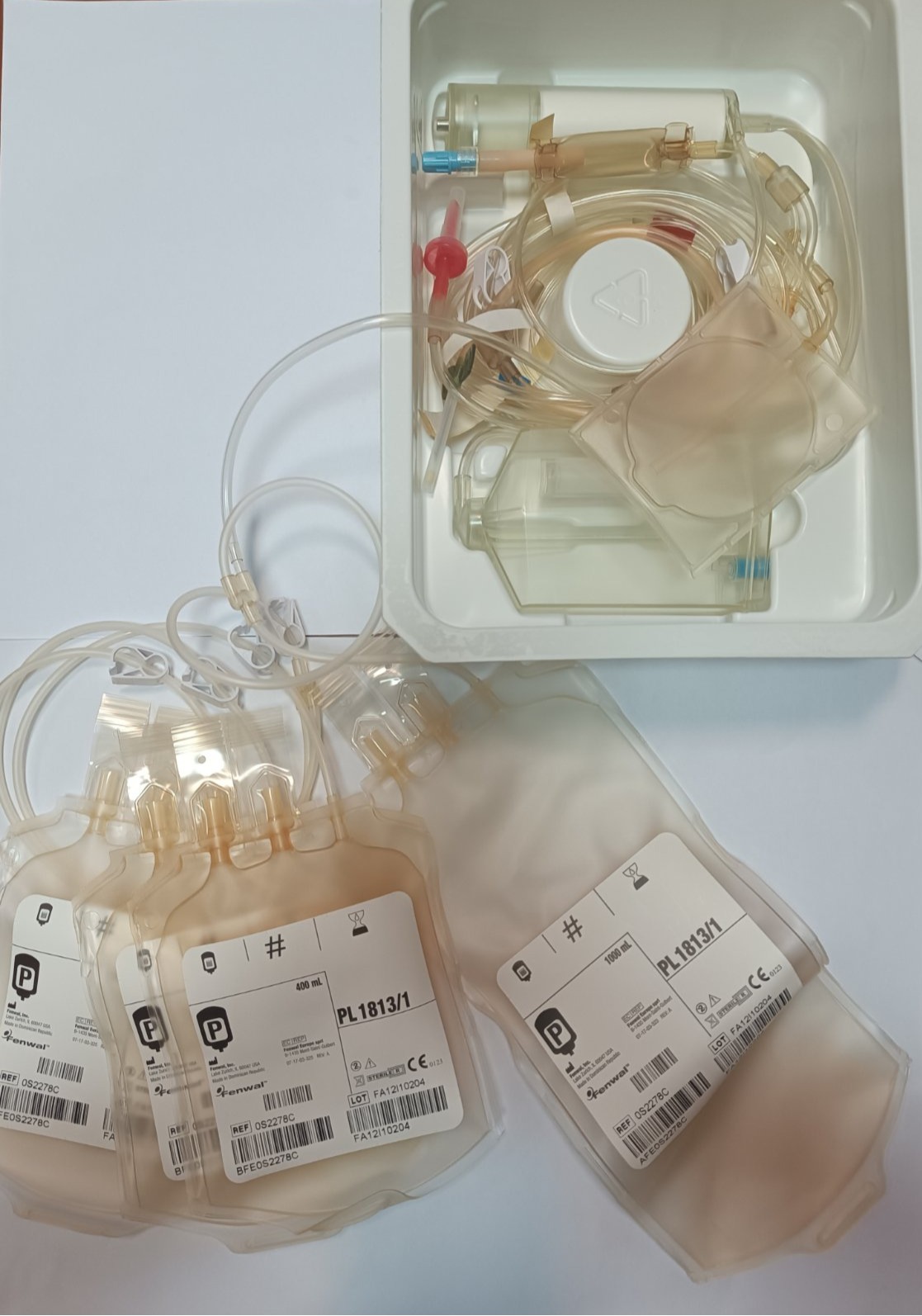 Витратні матеріали для автоматичного плазмаферезу